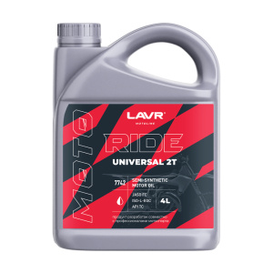 Масло моторное LAVR RIDE UNIVERSAL 2T FC (4л)