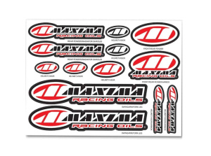 Наклейки MAXIMA RACING DECAL SHEET 12 MIL 11inx14in