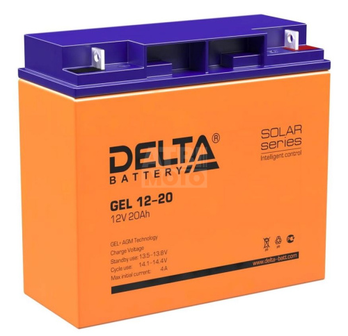АКБ 12V20Ah (181х77х167) (гелевый) Delta АКБ 12V20Ah (181х77х167) (гелевый) Delta
