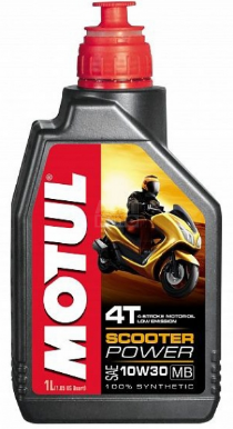 Масло моторное MOTUL SCOOTER POWER 4T MB 10W-30 Масло моторное MOTUL SCOOTER POWER 4T MB 10W-30